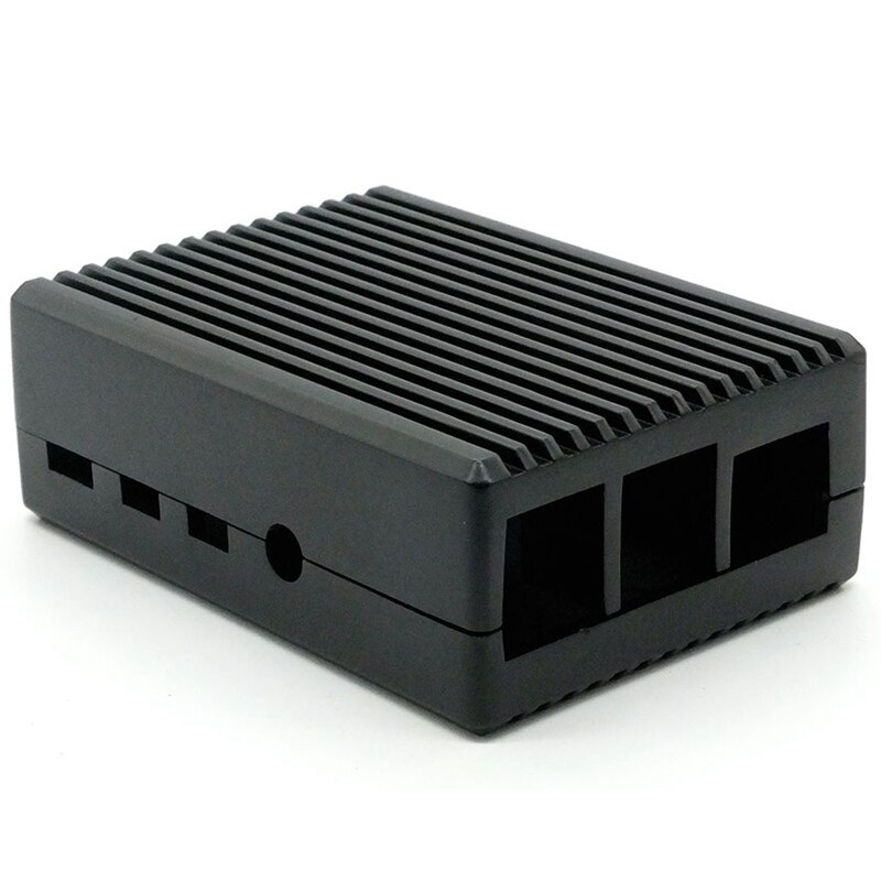 Aluminum Alloy Cooler Casing for Raspberry Pi 4 Model B Case Cooling Shell Heat Dissipation Shell for Pi 4th Generation
