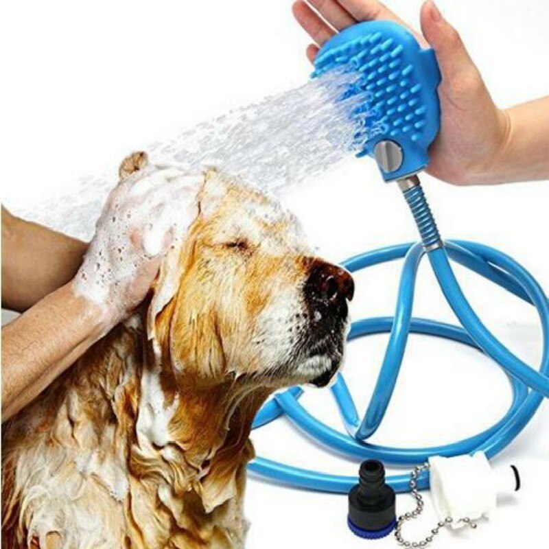 Kæledyr bad artefakt hund rengøring skønhed værktøjer kæledyr bad massage spray brusebad hund vask wonder spray dyse