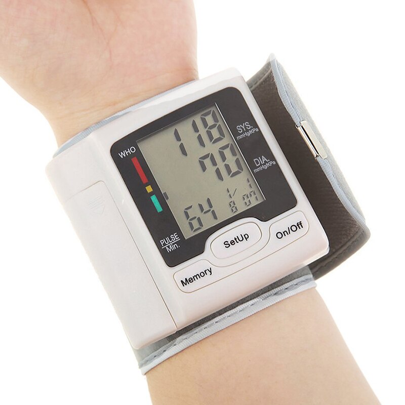 LCD Digital Display Sphygmomanometer Home Health Monitoring High Precision Sphygmomanometer 99 Pairs Of Memory