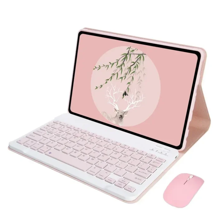 Funda con teclado para Huawei MatePad 11,5 pulgadas 2023 BTK-W00/BTK-W09/BTK-AL09 Tablets Funda para teclado para MatePad 11,5 2023 Funda: Trece / Rojo