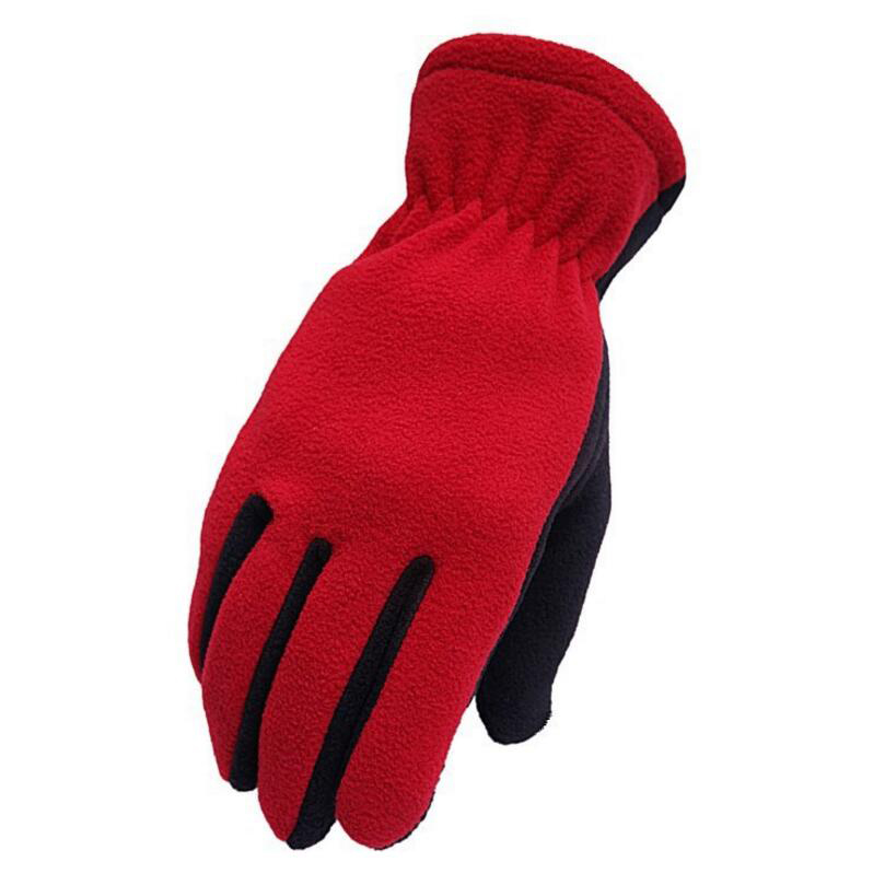 Dichski Vrouwen Mannen Winter Warm Skiën Handschoenen Mannen Ski Handschoenen Snowboard Handschoenen Motorrijden Wanten Sneeuw Windstopper Handschoen: Q308 Red black
