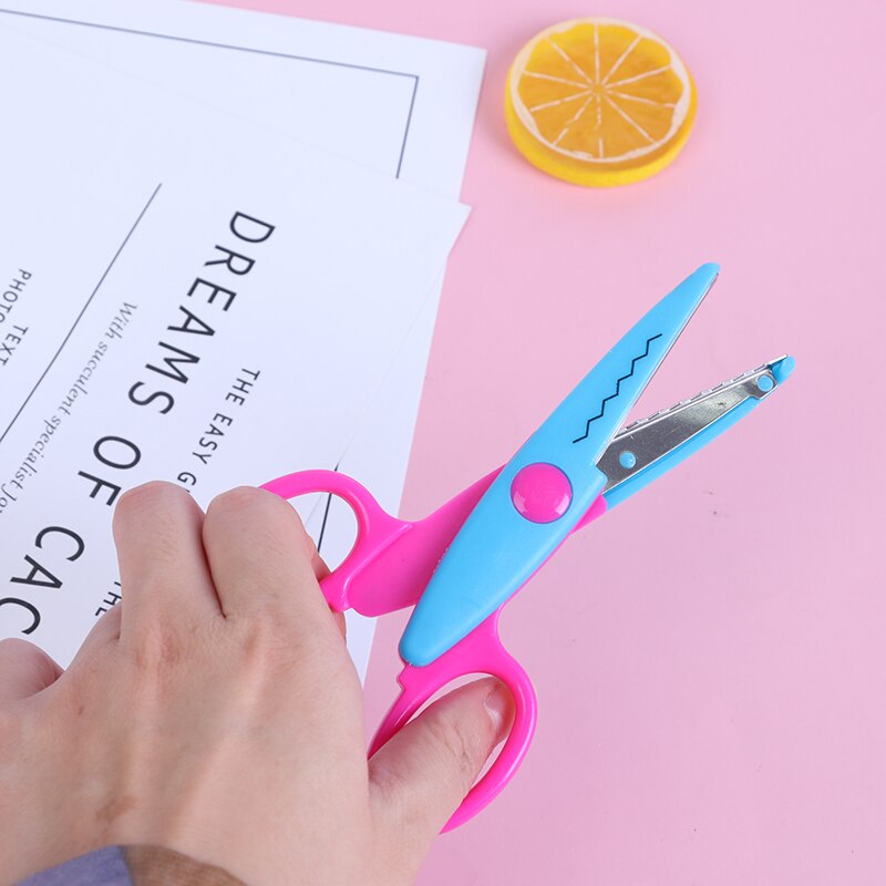 6PCS DIY Laciness Zig Zag Handmade Pinking Photo Cut Handicraft Scrapbook Album Scissor Shear Craft Diary School Paper