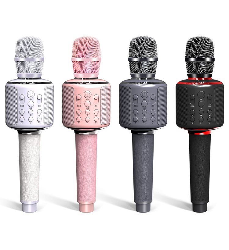 Draadloze Bluetooth Karaoke Microfoon Met Solo/Duet Karaoke Microfoons, 4 In 1 Draagbare Handheld Zingen Oplaadbare Mic