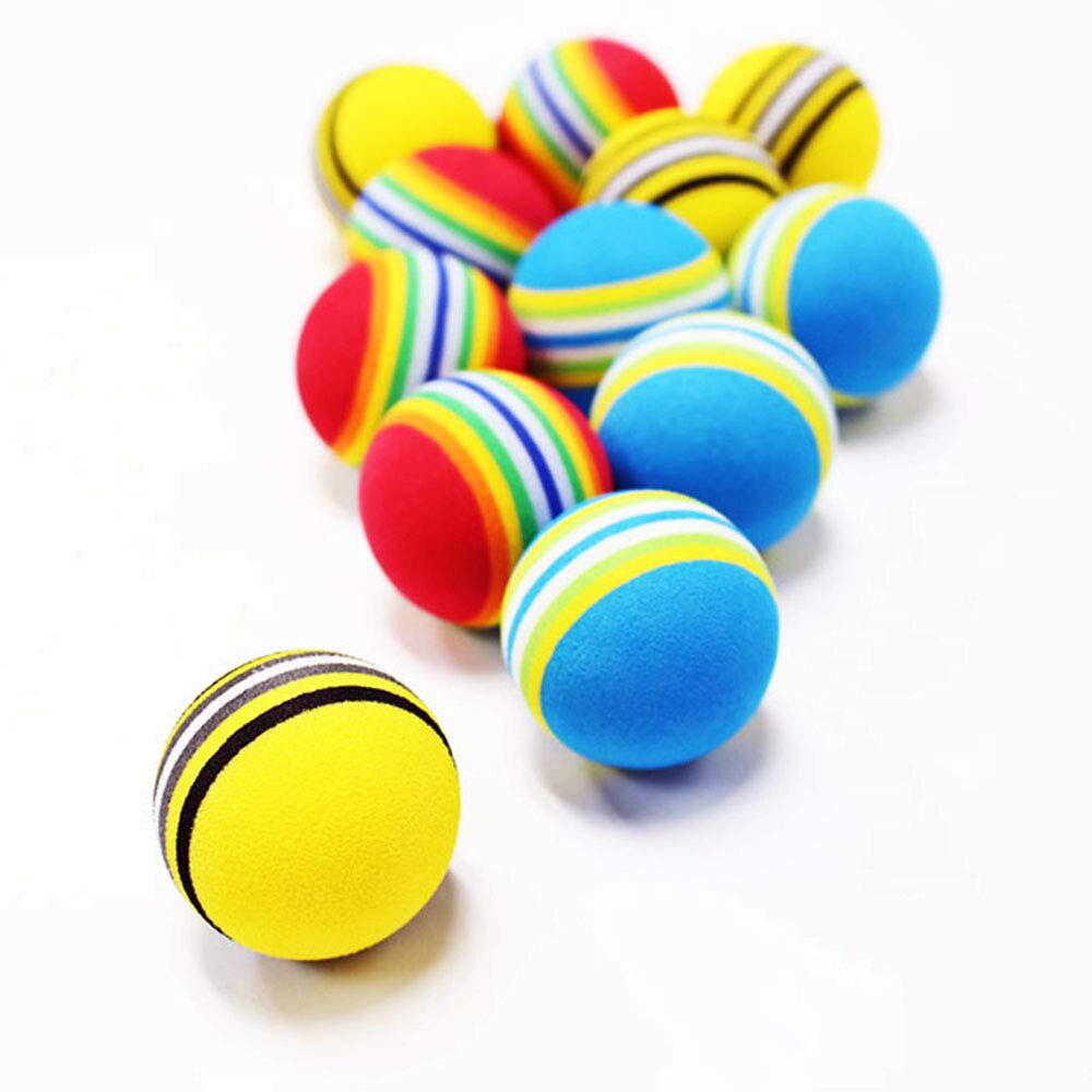 50 Stuks Foam Eva Luchtstroom Hollow Praktijk Golfballen Golf Training Ballen Outdoor Indoor Putting Green Doel Achtertuin Swing Game