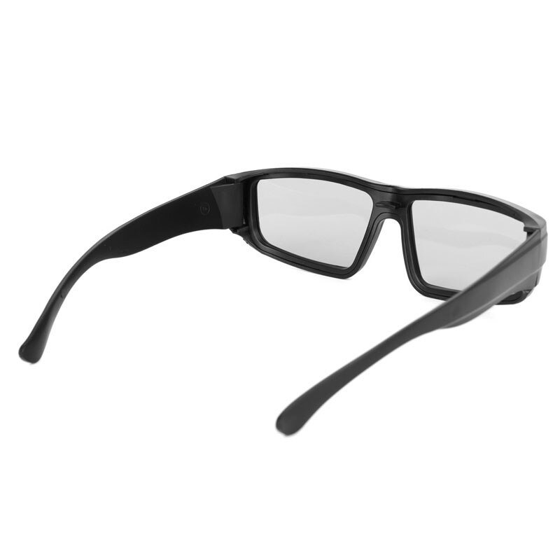 Cirkulær polariseret passiv 3d stereobriller sort  h4 til tv ægte  d 3d biografer