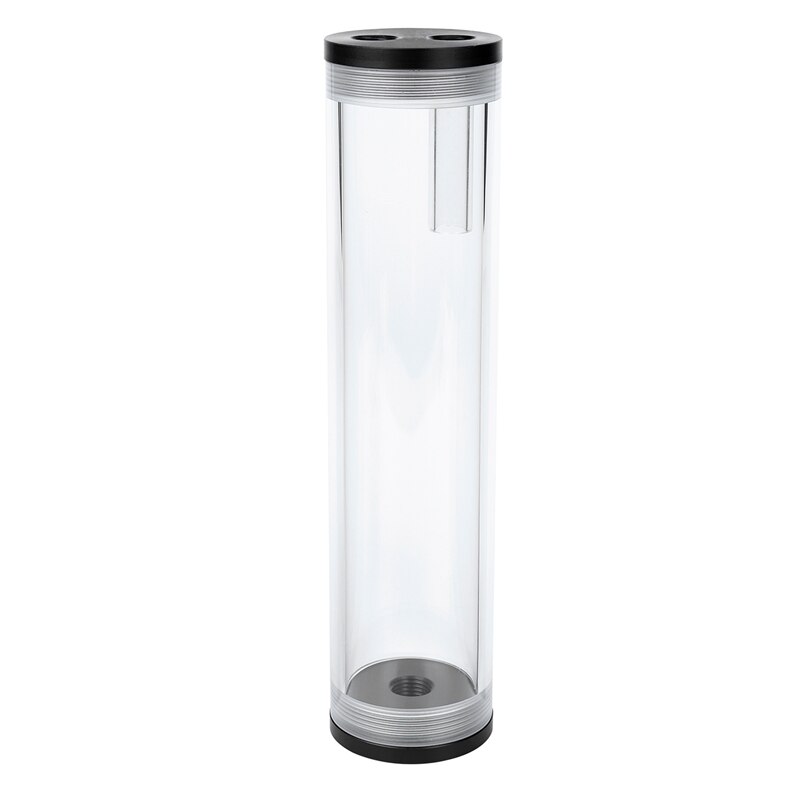 210MM longueur 50MM diamètre cylindrique refroidi à l'eau réservoir accessoires complet PMMA réservoir d'eau refroidissement par eau ordinateur