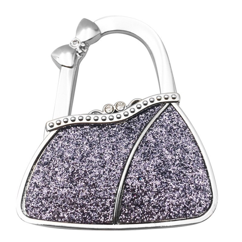 Tragbare Handtasche Haken Faltbare Handtasche Aufhänger Tasche Schreibtisch Aufhänger Tasche Schreibtisch Aufhänger Faltbare Handtasche Tasche Haken Halfter: grau