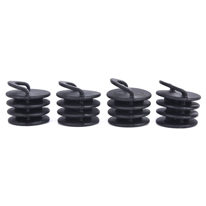 4 Pcs Rubbe Canoe Kayak Rafting Boat Scupper Stopper Bung Drain Holes Plugs 3.8cm Rowing Boats Accessories Marine