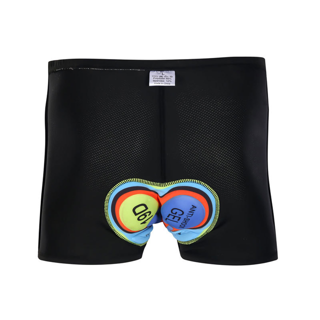 Pantalones cortos de ciclismo con almohadilla de Gel, ropa interior para ciclismo 9D 19D 20D, color negro,: C / L