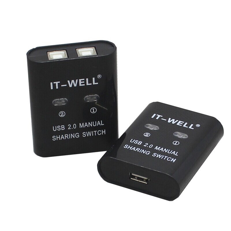 Usb Sharing Switch 2 Port/4 Port Hub Usb Sharing Switch Adapter Doos Per Scanner Stampante 2/4 Computers Delen een Printer