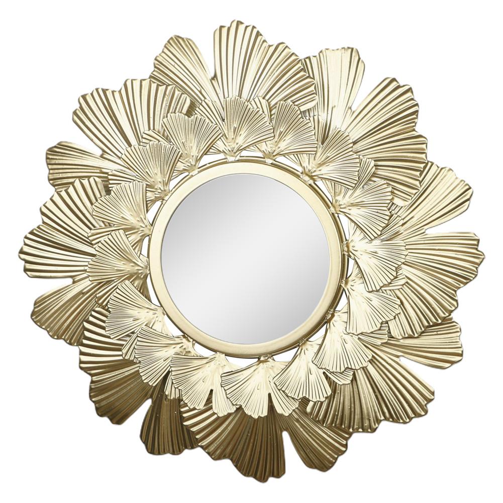 Espejo decorativo con forma de sol, decoración artística innovadora, espejo de maquillaje redondo, vestidor, baño, espejo colgante de pared en relieve