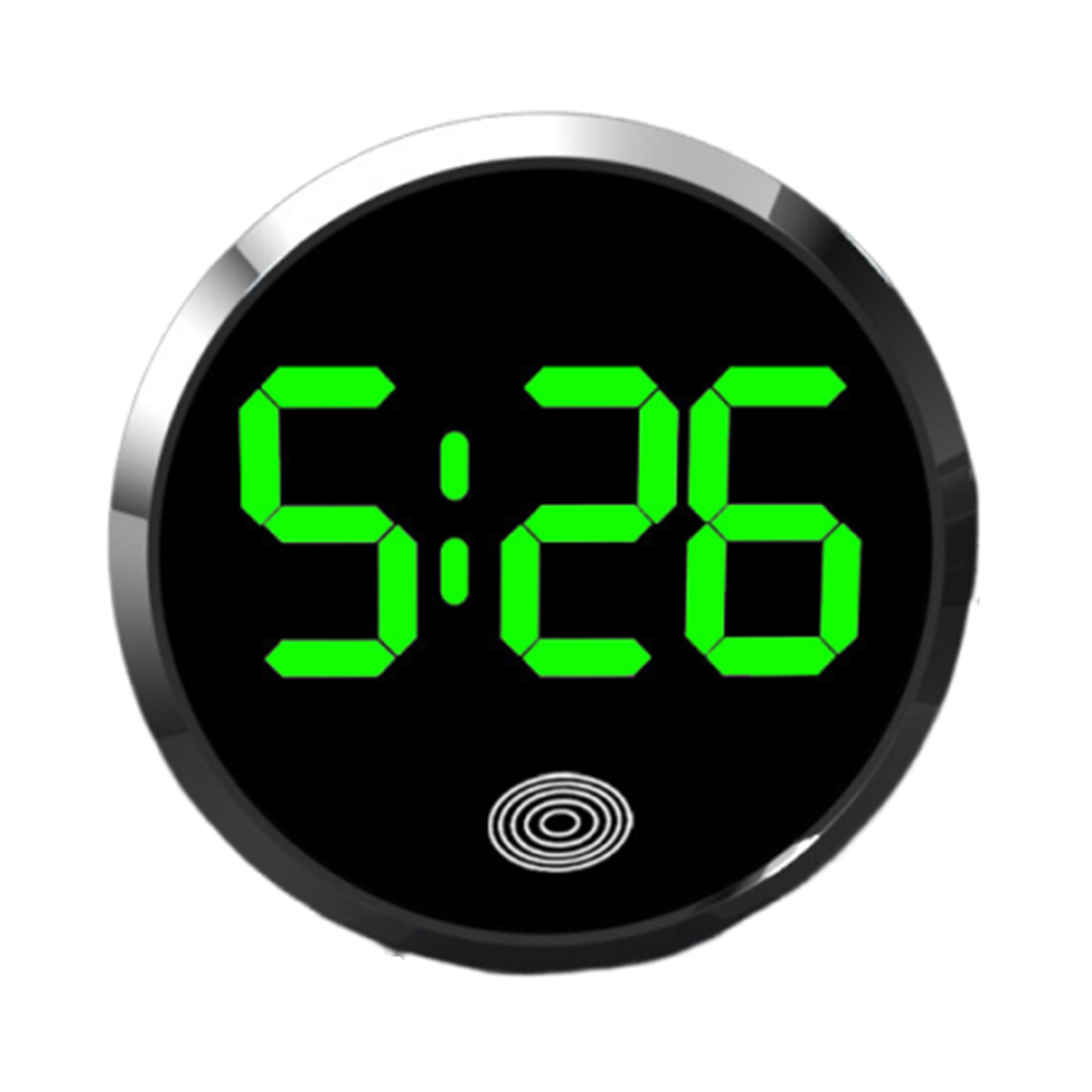 Touch-Activated Car Dashboard Clock Mini Novelty LED Electronic Watch LED Time Display Simple Luminous Car Clock Home/Office: Gold