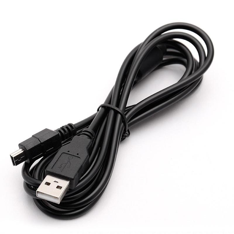 1.8m Charging Cable For PS3 Wireless Controller PVC Charging Cord Cable For MP3/MP4