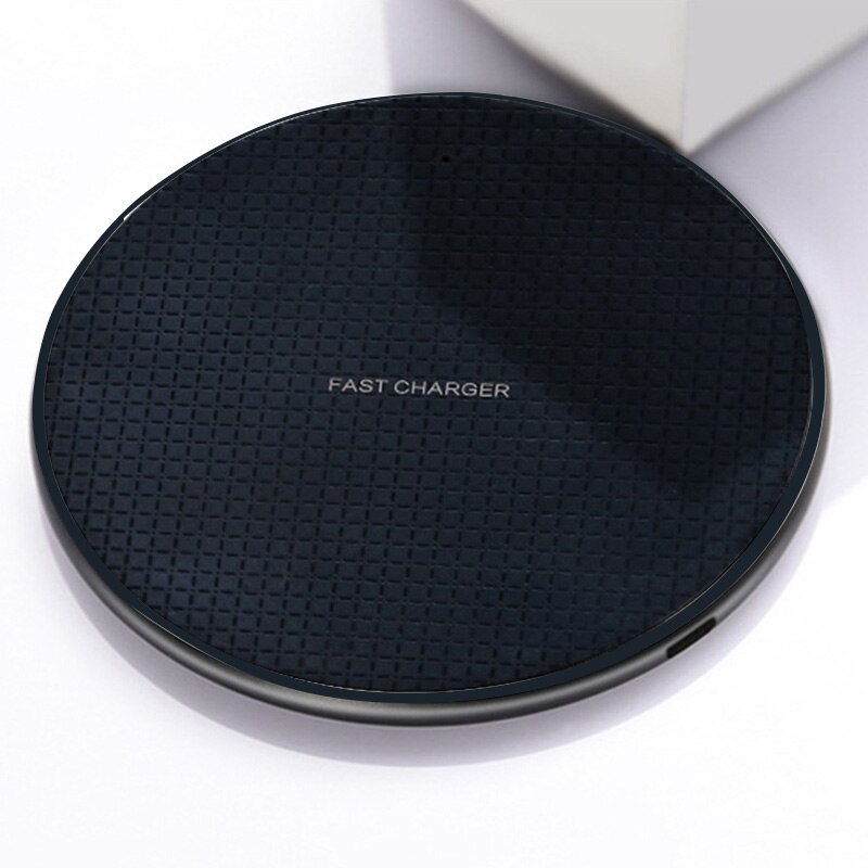 Wireless Charger For IPhone 11 Pro 8 X XR XS Max 10W USB Quick Wireless Charging Pad For IPhone Samsung Huawei Xiaomi: Black