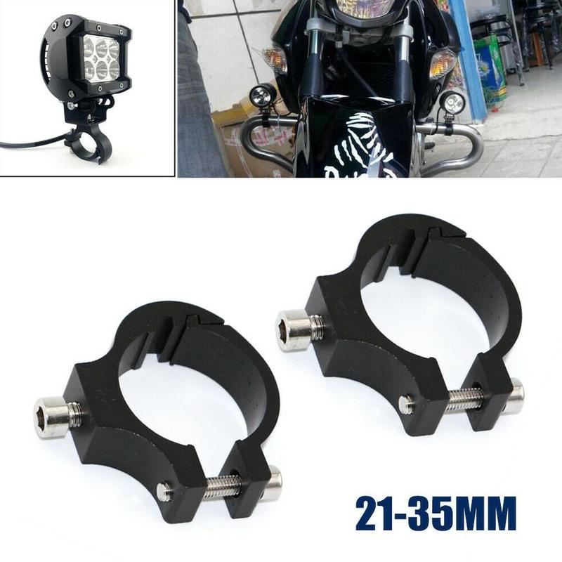 Aluminium legierung Fahrrad Licht Halfter Elektrische Motorrad Klemme Erweiterung LED Taschenlampe Clip Klemme rotierend Scheinwerfer Halterung