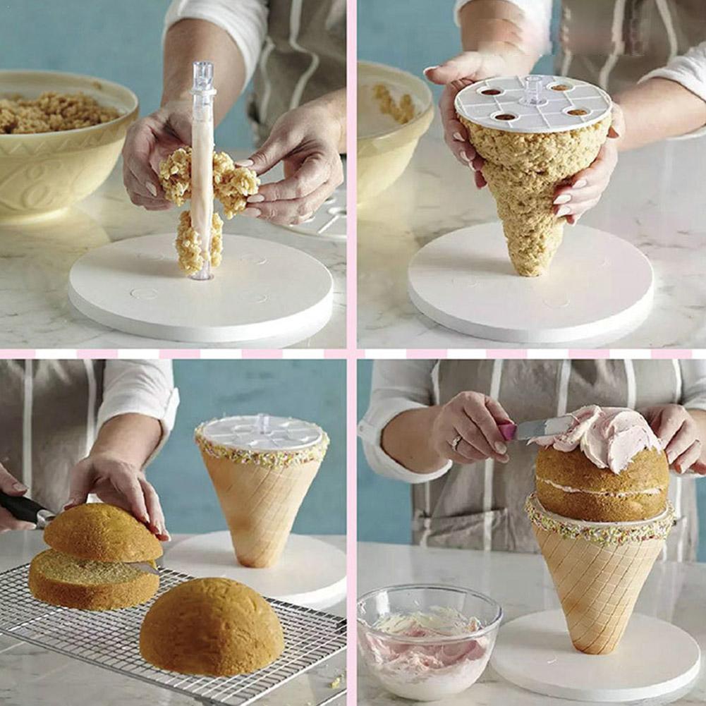 Cake Support Structure Frame Single Column Hanging Anti-gravity Effect Pouring Can Be Pouring Freely Table Combined Diy Cak Z8N3