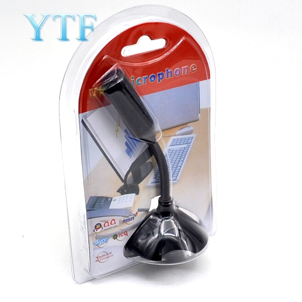 1pcs USB Microphone for Raspberry Pi 2 3 Model B Mic Portable With Holder Free Drivers Black