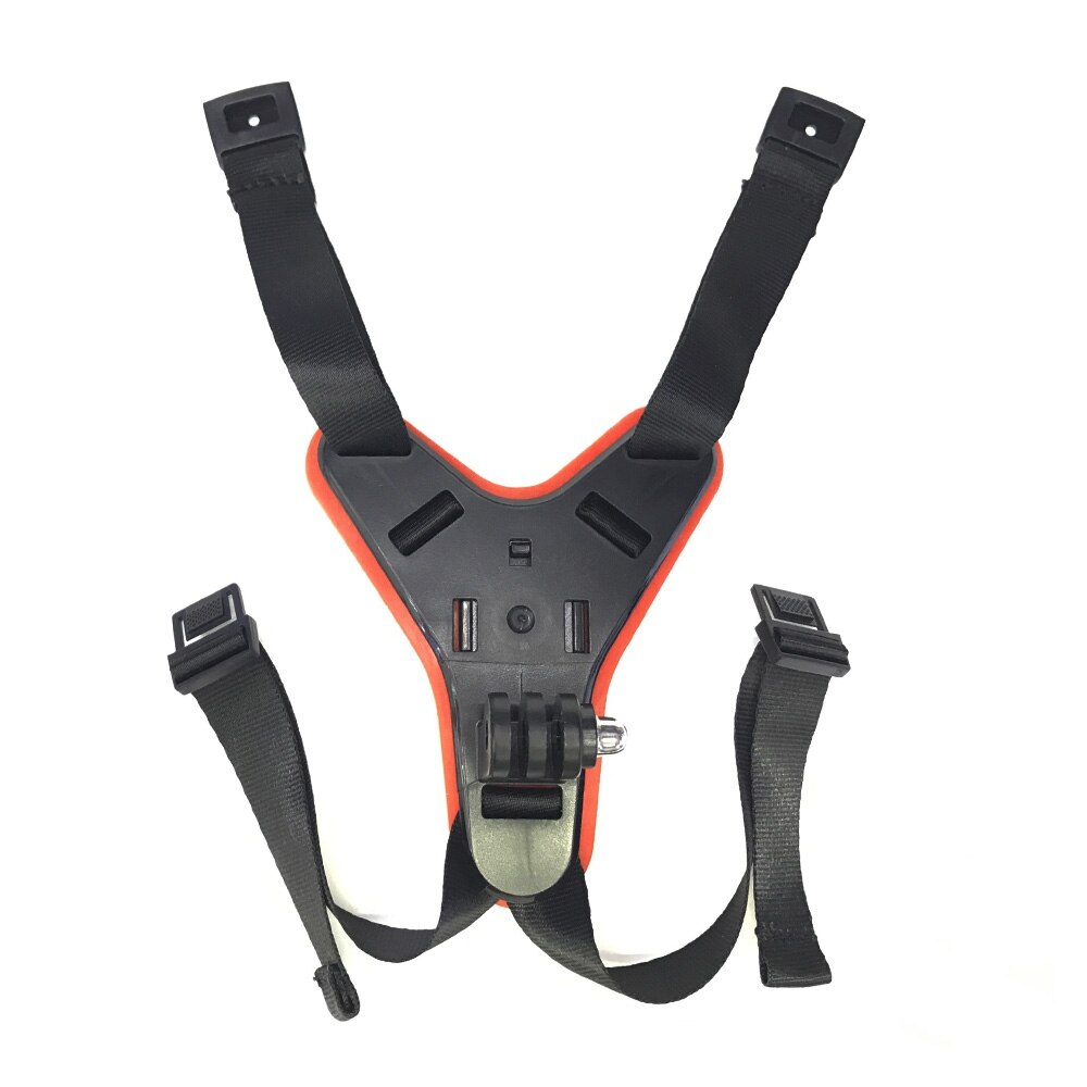 Accesorios para Gopro Hero 87 6 5, adaptador de soporte de montaje fijo en la barbilla delantera del casco de motocicleta para Xiaomi Yi 4K EKEN H9 SJCAM Sj4000