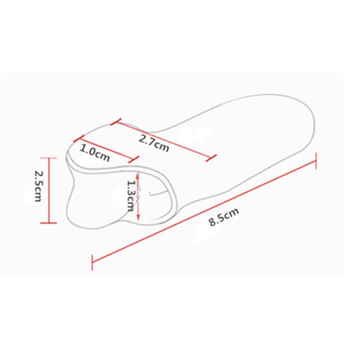1Pair Silicone Gel Toe Separators Straightener Bunion Protector Cushion Pad Pain Relief Stretchers Health Care Products