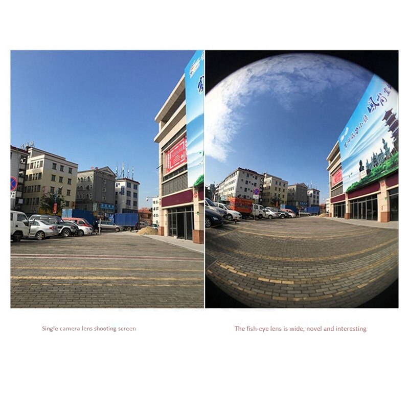 Mobile Phone Camera Lens Three in One Fisheye Lens 0.65X Wide Angle 20X Macro Lens Universal Mobile Phone HD Lens