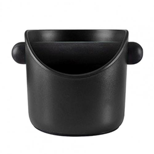Molinillo de café a caja de molinillo de café a Caja de residuos café tacho contenedor de basura Anti Slip café Dump Bin hogar herramientas para café: Black