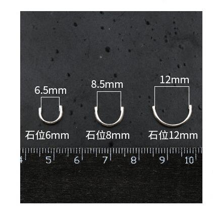 925 Sterling Silver Half Round Beads Spacer Fit 6mm 8mm 12mm Bracelet Necklace Encircle Charm Findings DIY Jewelry Making