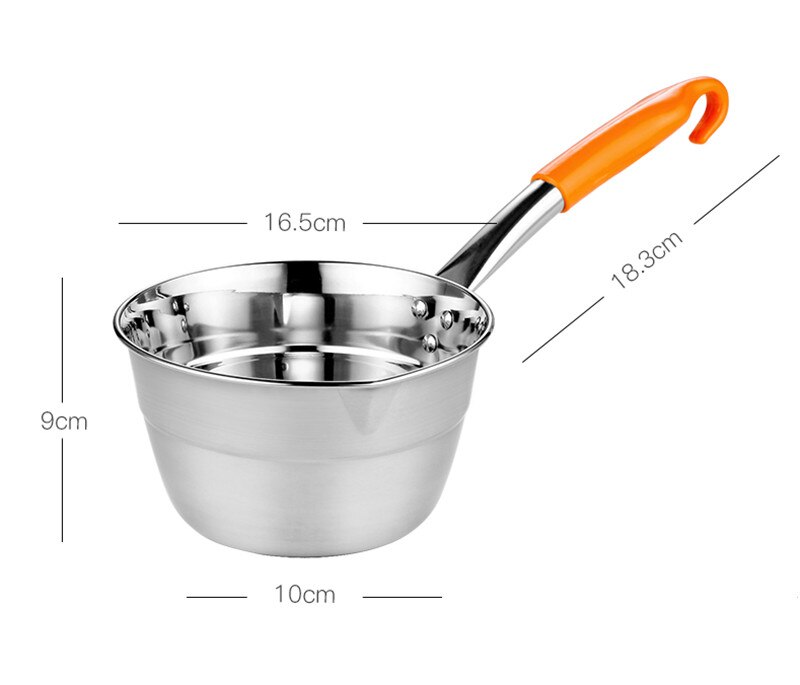 Stainless Steel Water Scoop spoon plastic Long Handle Spoon Colher Tableware Kitchenware Water Ladle Bailer Kitchen Cooking Tool