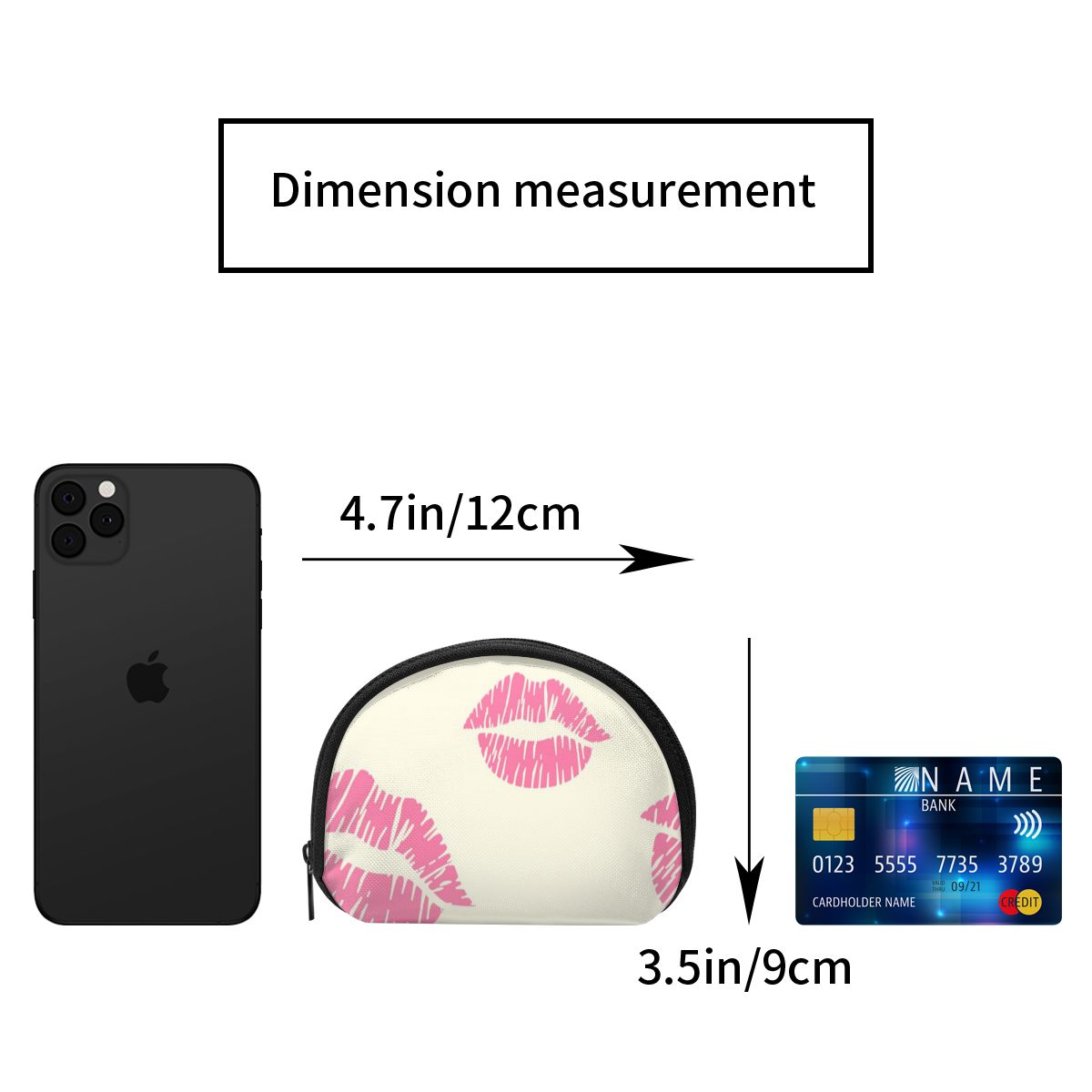 Mand kvinder smart pung visitkort pung kredit business mini kort pung valentine day læber