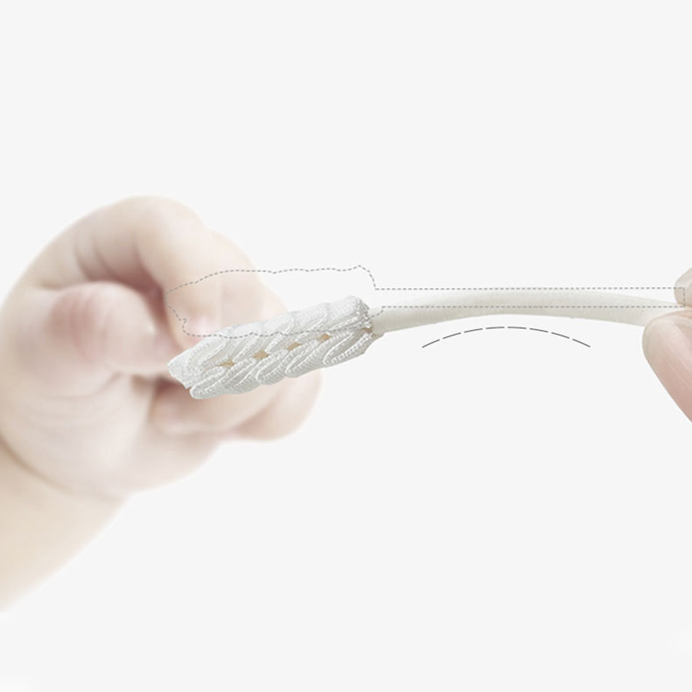 20 szt. Szczoteczka robić czyszczenia języka dla niemowląt szczoteczka robić zębów gaza skrobaczka robić języka dla dzieci robić czyszczenia języka dla niemowląt niemowlęta