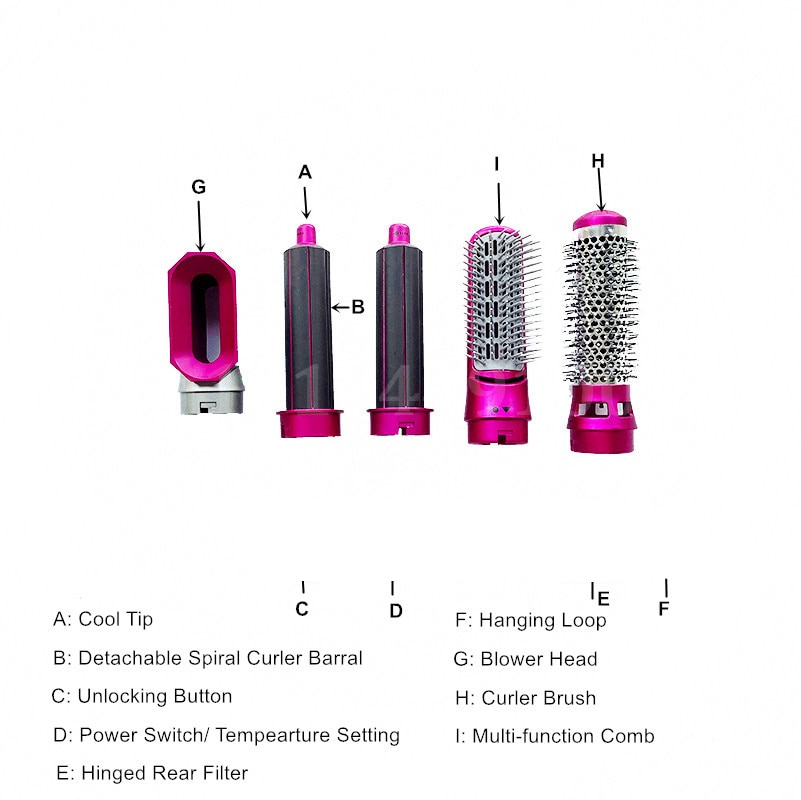 Best Affordable One Step Best Travel Hair Dryer Brush Private Label Hair Curly Straightener Comb Salon Hair Blow Dry