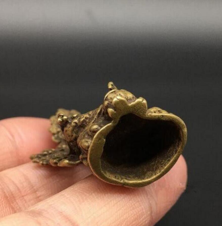 Copper Statue Chinese pure brass Green tara buddha small statue