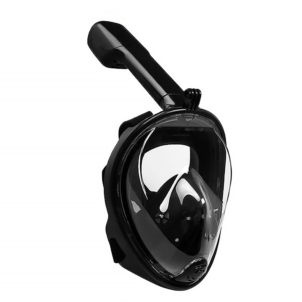 Anti Fog Scuba Diving Mask Full Face Snorkeling Mask Underwater Snorkeling Diving Mask For Swimming Spearfishing Dive 6 Colors: Black / L/XL