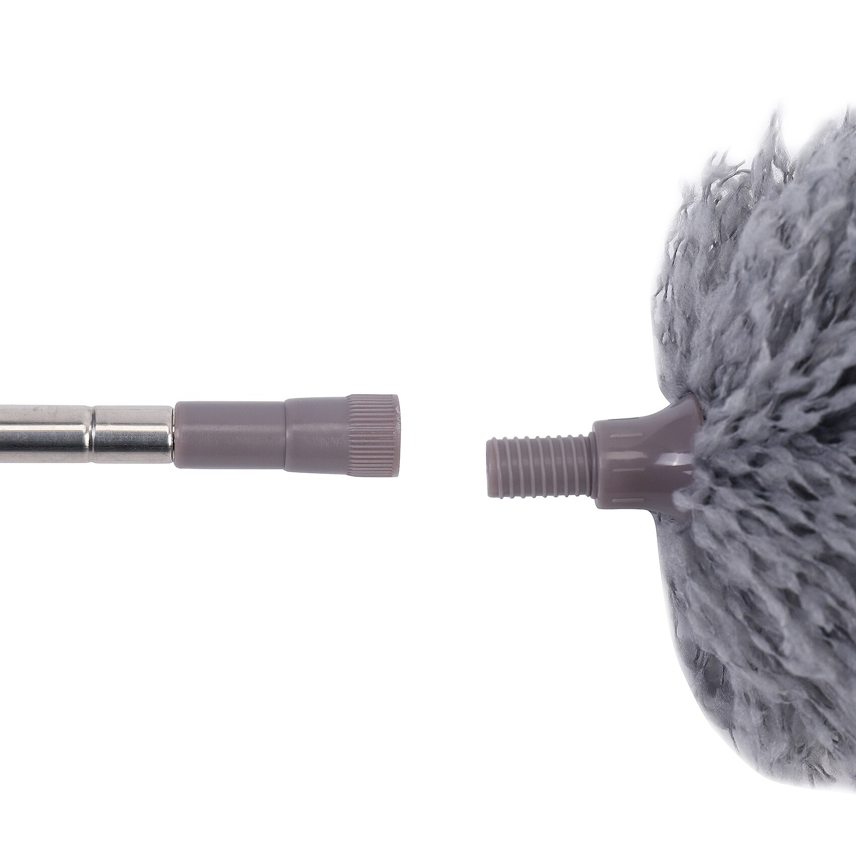 Microfiber Duster with Extra Long 100 Inch Extension Pole and Bendable Head Washable Cleaning Tool Duster for Cleaning Ceilin