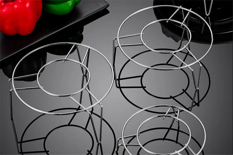 Dikke Rvs Steamer Voedsel Keuken Kookgerei Stoomboot Rack Insert Voorraad Koken Stomen Stand Keuken Verwarming Leveringen