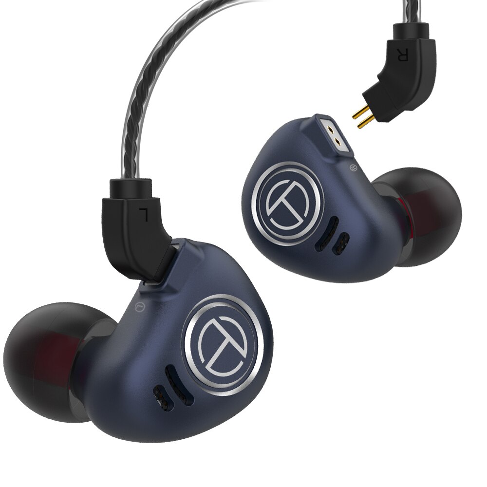 TRN V90 1DD + 4BA Hybrid In Ear auricular HIFI DJ Monitor Running auriculares deportivos auriculares con 2PIN desmontable TRN V80/v20