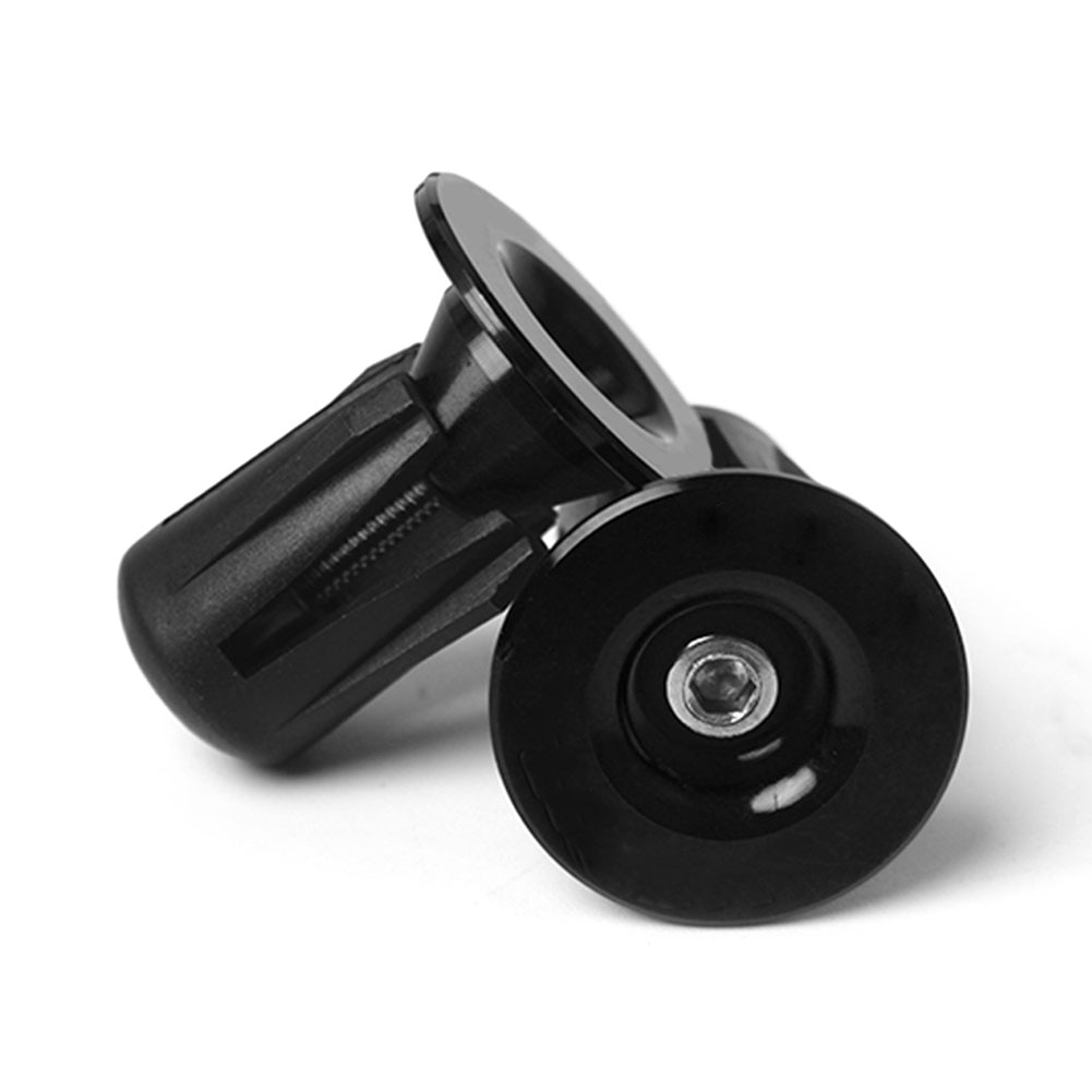 Góra rower blokada ze stopu aluminium zaślepka MTB Droga uchwyt rowerowy kierownica wtyczka zaślepka akcesoria rowerowe zaślepka zaślepka zaślepka: czarny