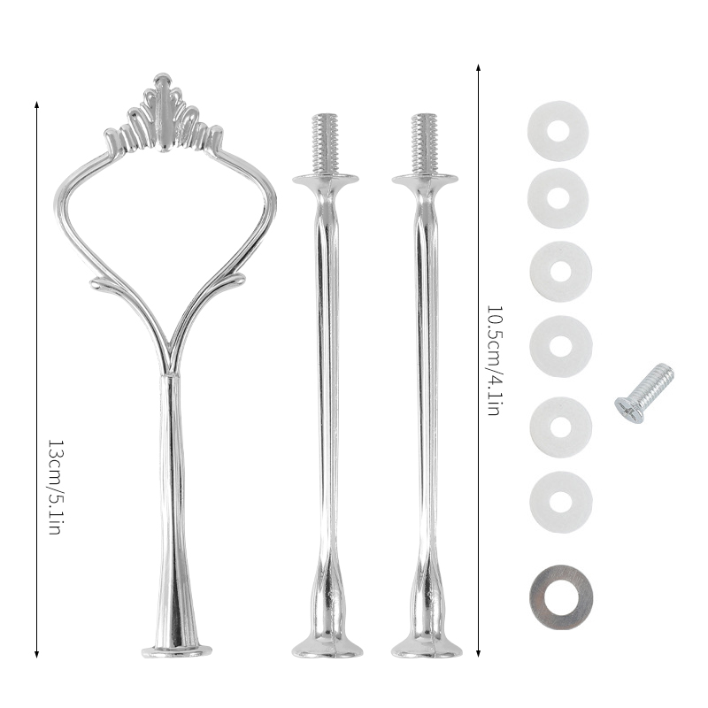 Vierkante Ronde Liefde Hartvormige Cake Drie-Layer Beugel Hars Lade Diy Siliconen Mal Coaster Epoxyhars Mal accessoires Kit: 2