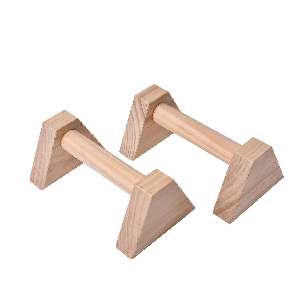 Fitness Push-Up Stands Bars Sport Gym Exercise Training Chest H Shaped Wooden Calisthenics Handstand Parallel Bar Double Rod
