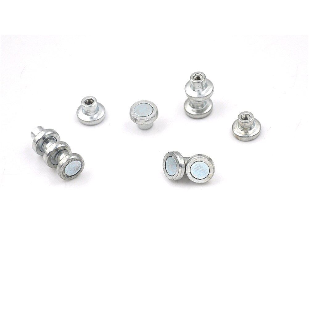 10PCS For Lamp Fitting. for Led Ceiling Light Pcb Plate Fix On Walls M3 H:8-10 Mm Magnetic Screw For Led Light, Magnet Kits