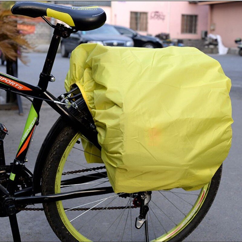 Portaequipajes del asiento trasero para bicicleta de montaña, bolsa de equipaje impermeable, funda impermeable para lluvia, bolsa de transporte, accesorios para bicicleta