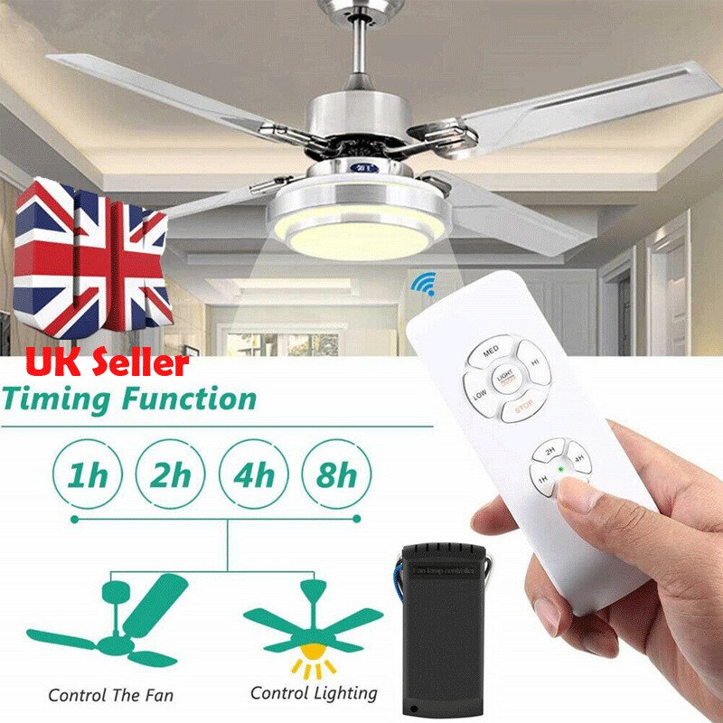 Universele Plafond Ventilator Lamp Afstandsbediening Kit Timing Draadloze Afstandsbediening Draadloze Plafond Ventilator Lamp Afstandsbediening