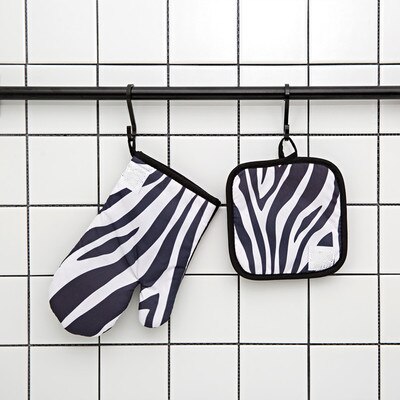 Ovenwanten en pannenlappen sets 4 stuks hittebestendige