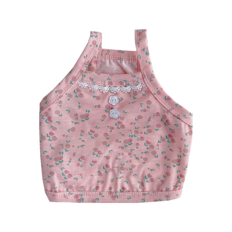 Tanie ubrania dla psów lato Korea styl moda krótka kamizelka dla zwierząt spódnica Yorkie pomorskie Shih Tzu maltański Bichon pudel odzież dla zwierząt