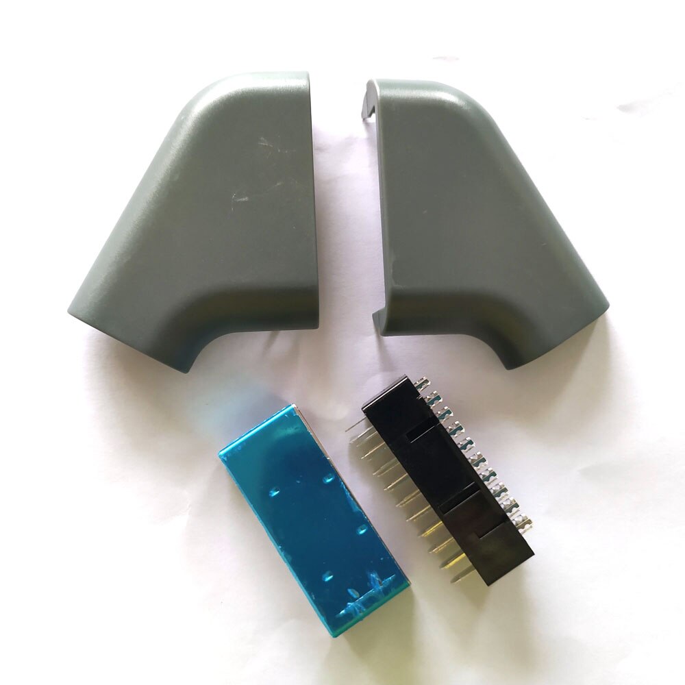 Scart-stik 21 -benet han-stik tilslut port socket interface stik slot til snes av kabel: Mørkegrå