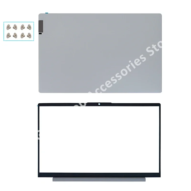 Case For Lenovo Ideapad 5 15IIL05 15ITL05 15ARE05 15ALC05 LCD Back Cover Front Bezel Hinges Palmrest Bottom Case: Gold