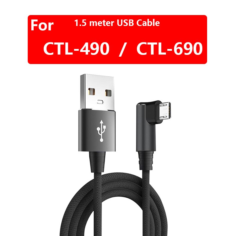 1.5 metr uniwersalny kabel USB podłączona linia robić tabletów Wacom, tablety Intuos CTL-471 / 472 / 671 / 671 / 490 / 690 / 4100: For CTL-490 . 690