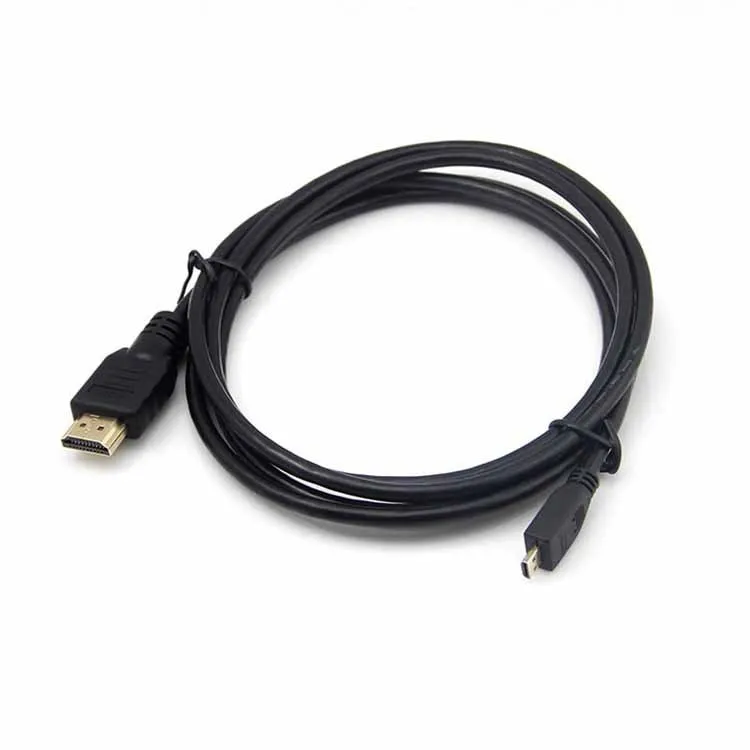 1.5 meter mikro-hdmi till hdmi-kabel datoranslutning hd-kabel a till d-omvandlare kontorsdatorhårdvarukablar