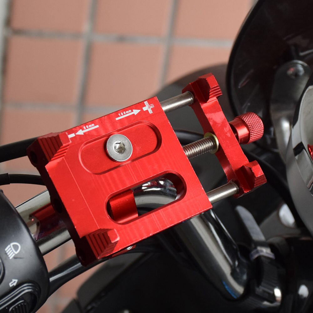 Ghost Racing Aluminium Mobiele Telefoon Beugel Motor Navigatie Beugel Elektrische Motorfiets Vaste Navigatie Beugel