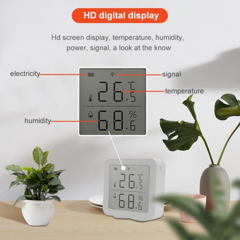K32C kabellos Digital Thermometer Hygrometer Innentemperatur -Luftfeuchtigkeit überwacht hohe Präzisions -Thermometer für HäNutzer