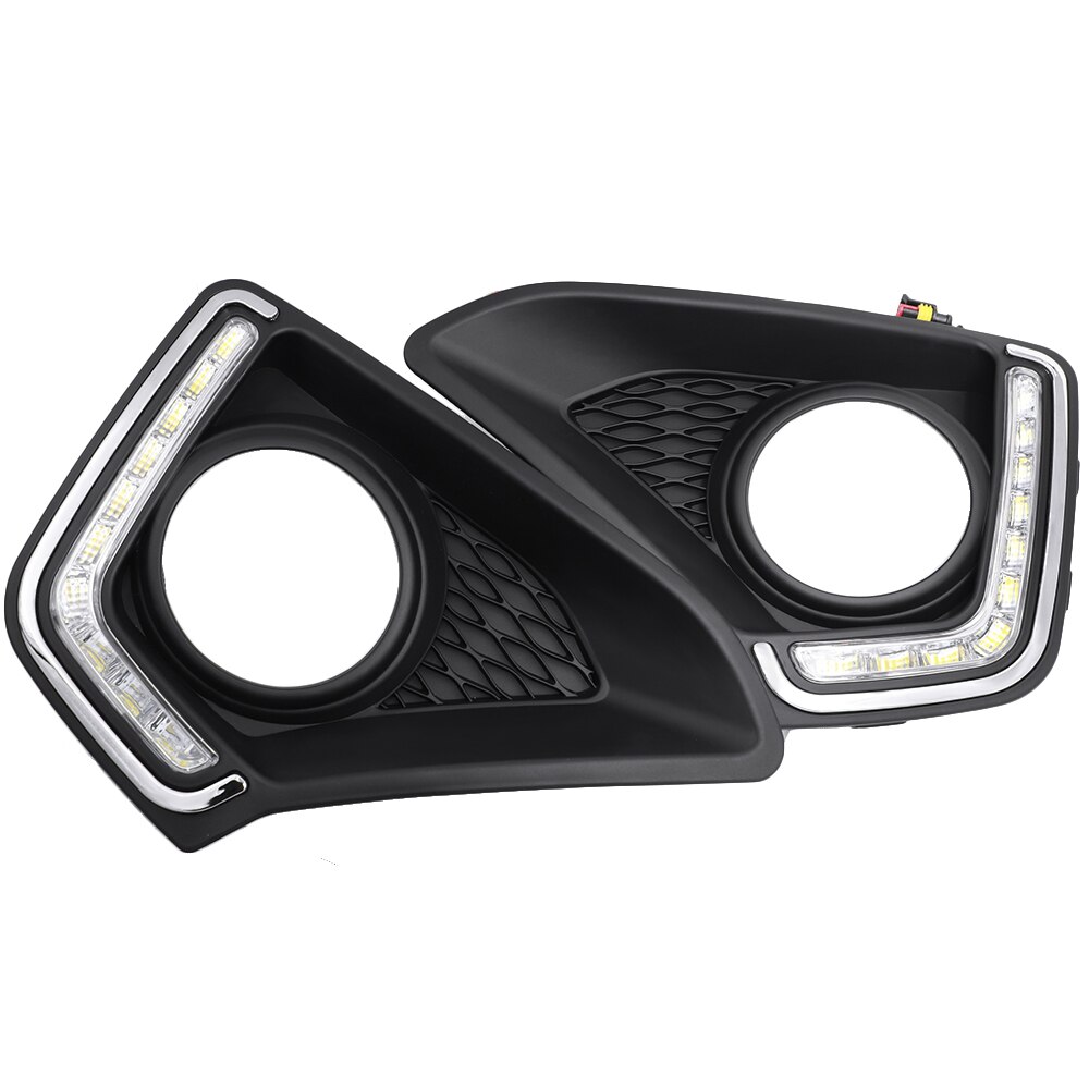 Led-dagrijverlichting Voor Hyundai Grote I10 Xcent ~ Mistlampen Drl Daglicht Auto Styling